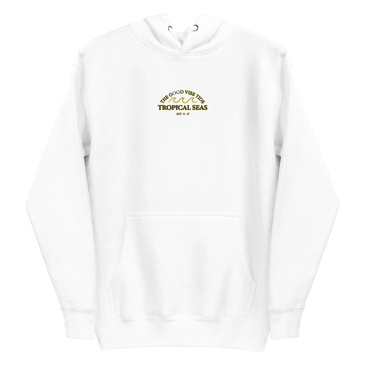 Tropical Seas Center Waves Hoodie