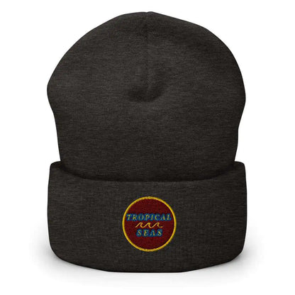 Tropical Maroon Beanie  
Unisex & Multi-Color