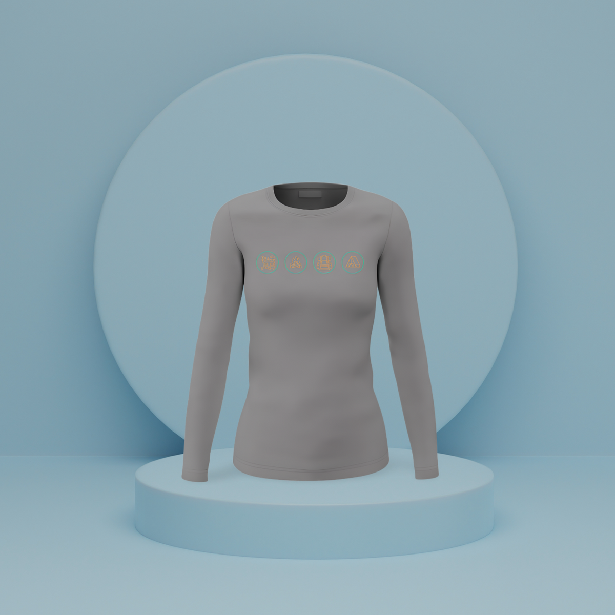 CAMP LIFE EDITION 
Women’s Long Sleeve Adventure Tee