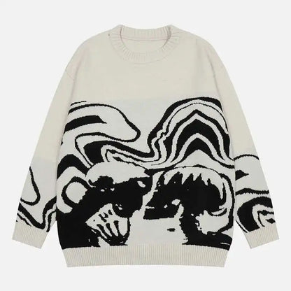 The Skeleton Knit Sweater | Premium Cotton