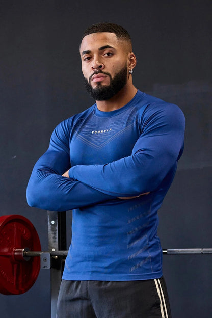 ATHLETIC ESSENTIAL 
Men's Performance Long-Sleeve T-Shirt