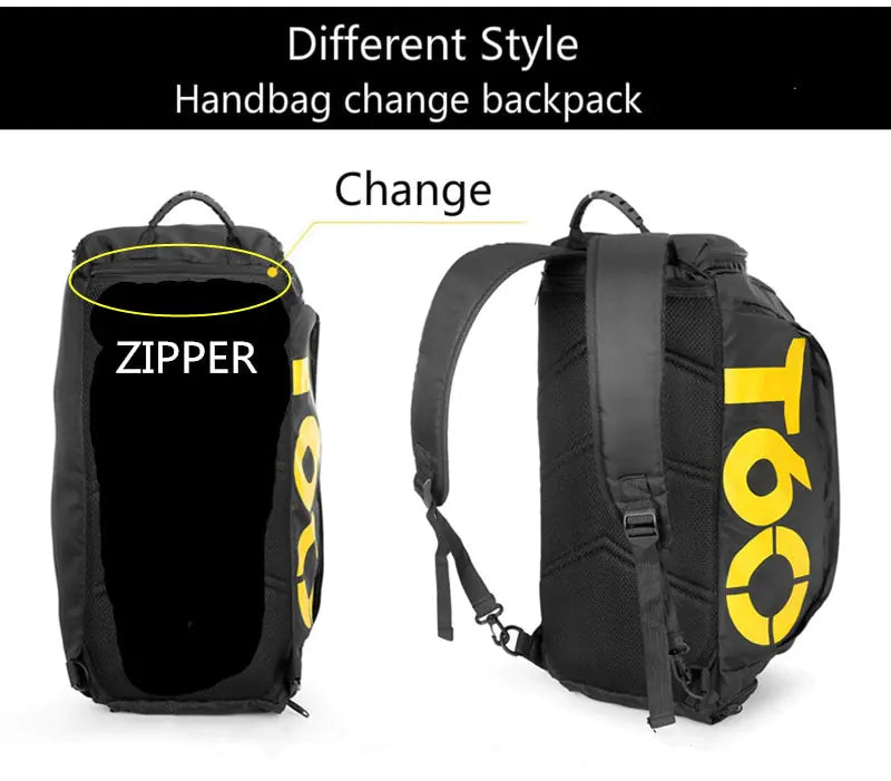 ALL-IN-ONE GYM DUFFLE BAG 
‘SHOE COMPARTMENT’