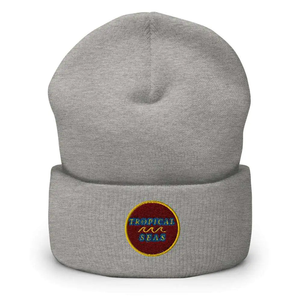 Tropical Maroon Beanie  
Unisex & Multi-Color