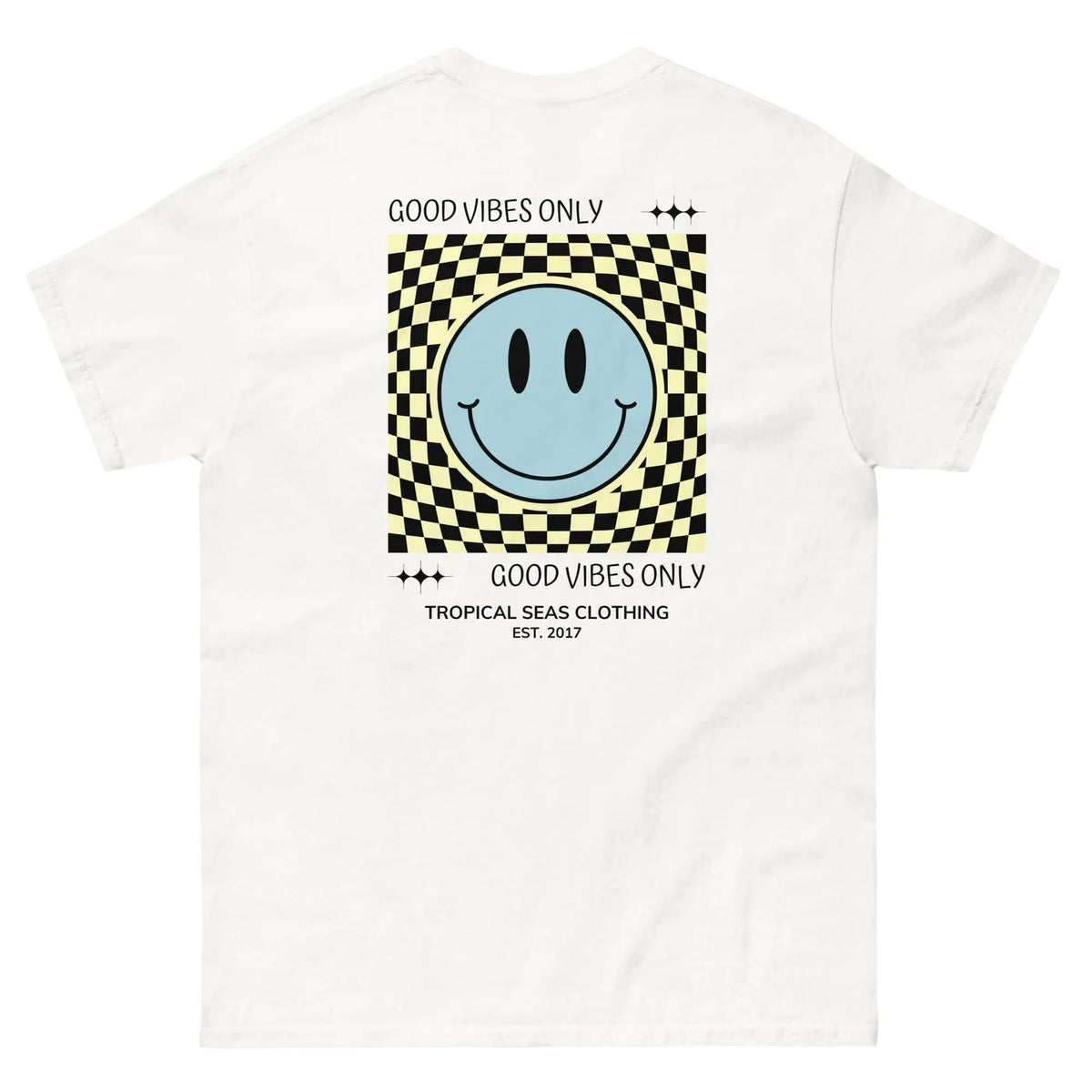 Men's Good Vibes Smiley Face classic tee