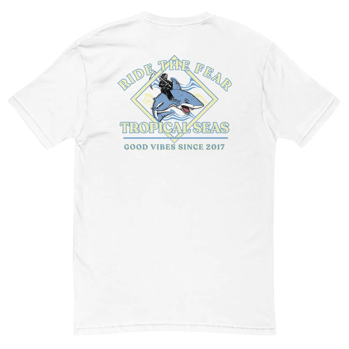 Men's Ride the Fear Shark T-shirt