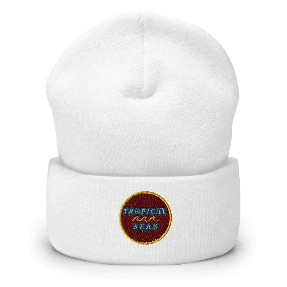 Tropical Maroon Beanie  
Unisex & Multi-Color